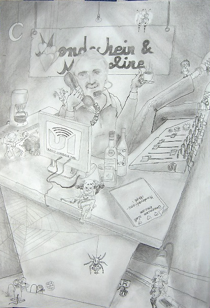Karikatur Kurt | 30 x 40 | Bleistift | {field1}