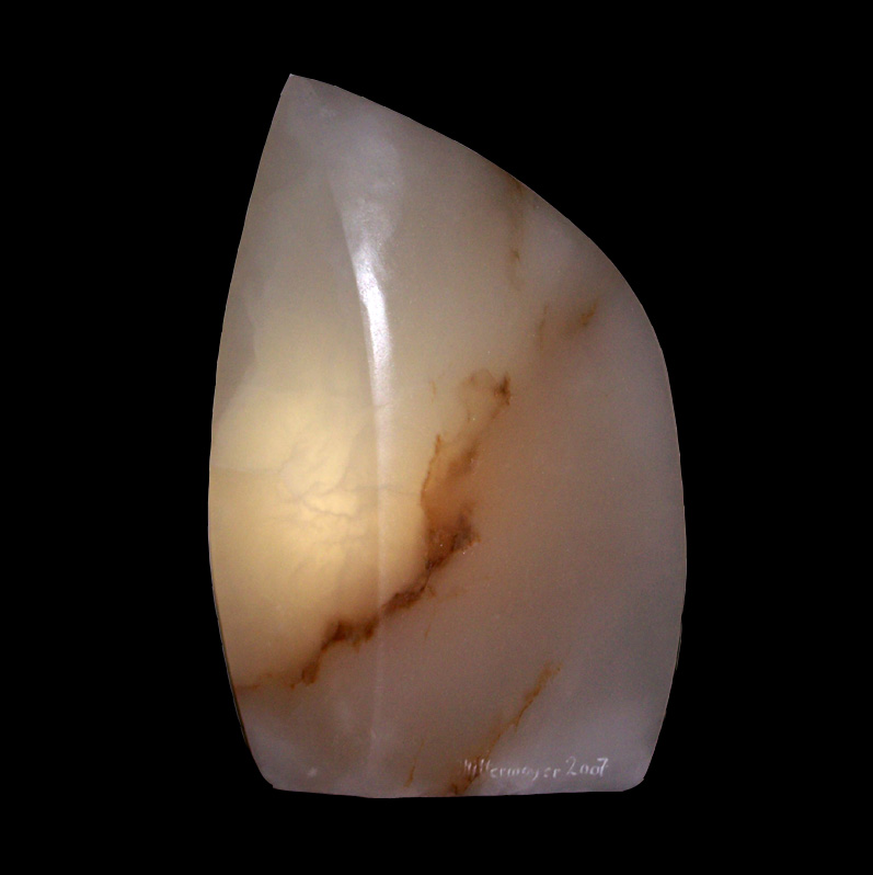 Lichtobjekt 104 | 30 cm | Alabaster | {field1}